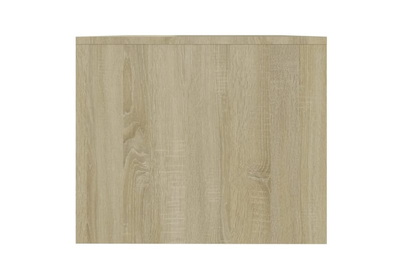 Soffbord sonoma-ek 90x50x41,5 cm spånskiva - Beige - Möbler - Bord & matgrupper - Soffbord