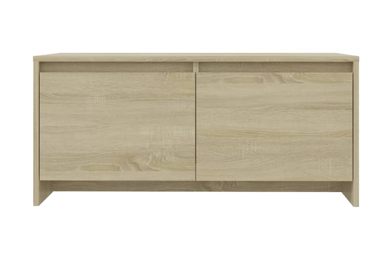 Soffbord sonoma-ek 90x50x41,5 cm spånskiva - Beige - Soffbord