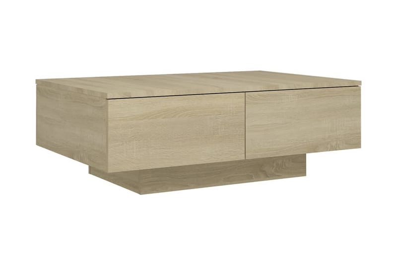 Soffbord sonoma-ek 90x60x31 cm spånskiva - Brun - Möbler - Bord & matgrupper - Soffbord