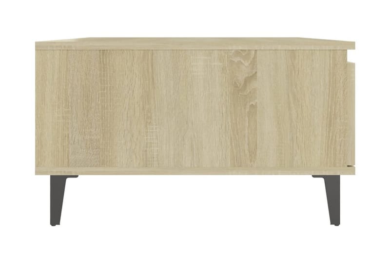 Soffbord sonoma-ek 90x60x35 cm spånskiva - Brun - Möbler - Bord & matgrupper - Soffbord