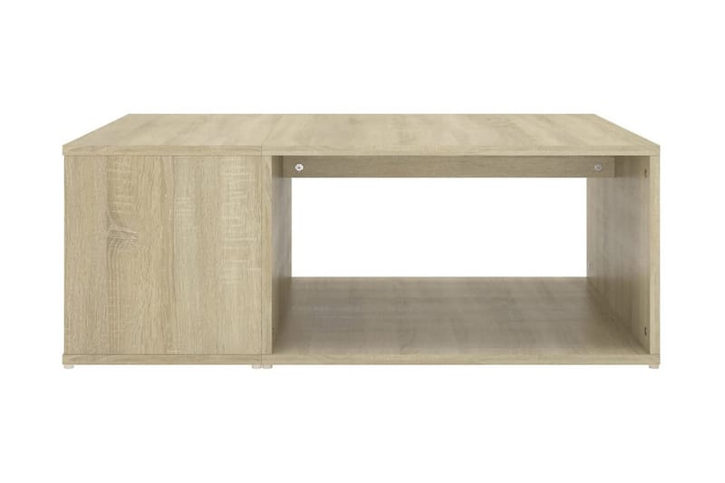 Soffbord sonoma-ek 90x67x33 cm spånskiva - Brun - Soffbord