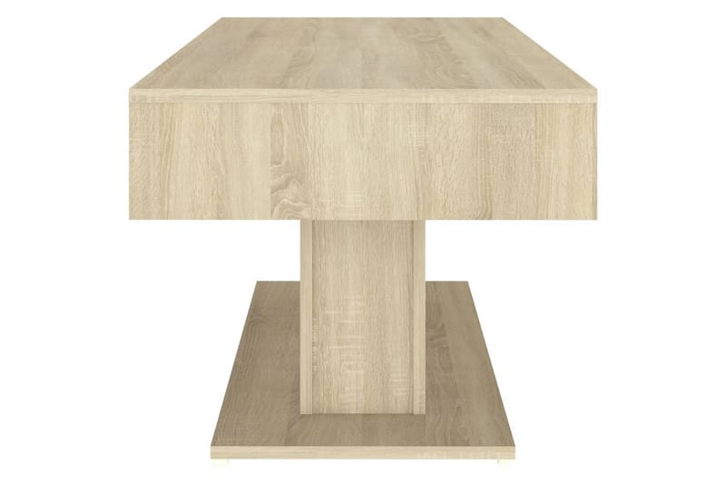 Soffbord sonoma-ek 96x50x45 cm spånskiva - Brun - Möbler - Bord & matgrupper - Soffbord