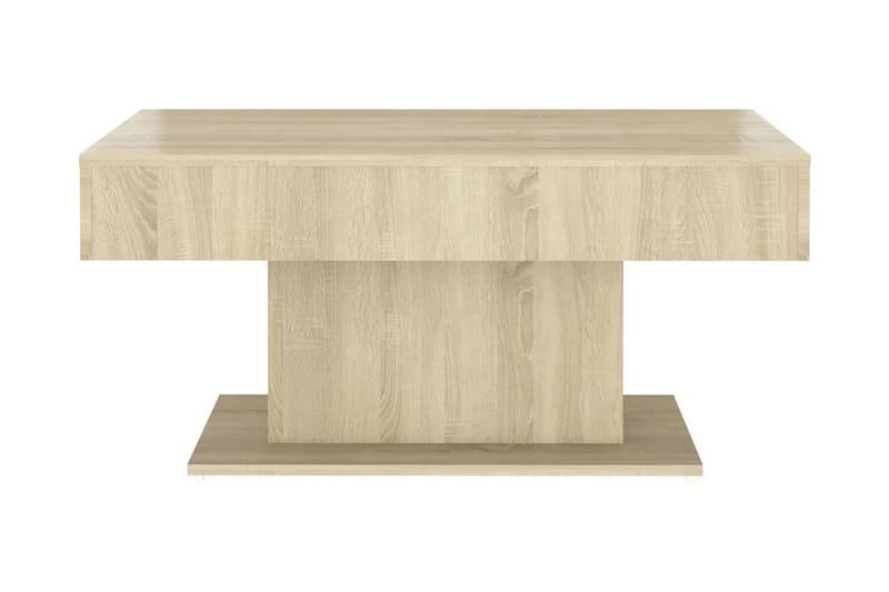 Soffbord sonoma-ek 96x50x45 cm spånskiva - Brun - Soffbord