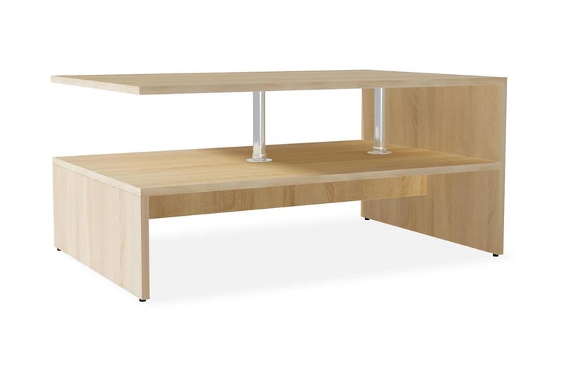 Soffbord spånskiva 90x59x42 cm ekfärg - Brun - Möbler - Bord & matgrupper - Soffbord