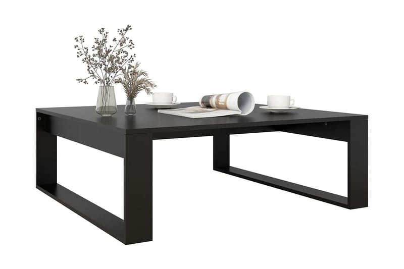 Soffbord svart 100x100x35 cm spånskiva - Svart - Möbler - Bord & matgrupper - Soffbord