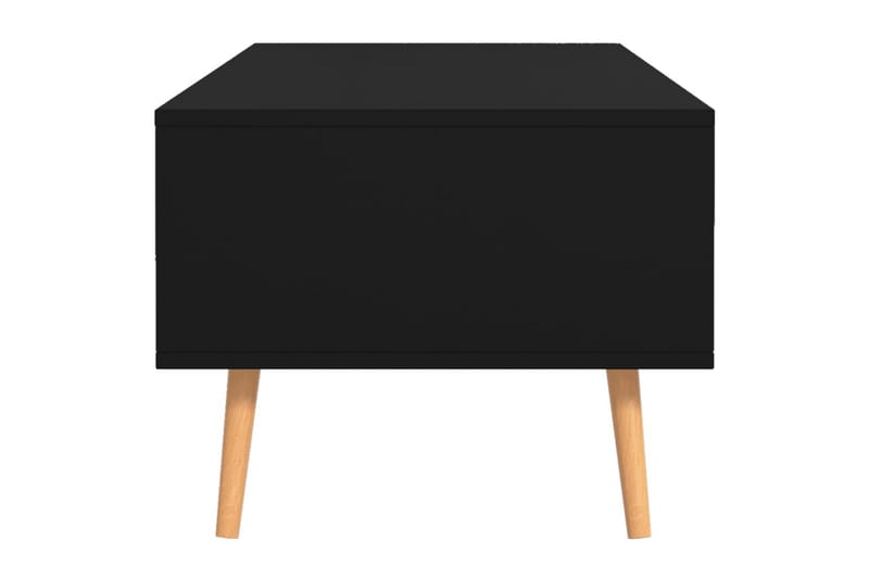 Soffbord svart 100x49,5x43 cm spånskiva - Svart - Soffbord