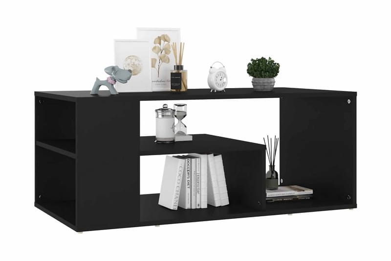 Soffbord svart 100x50x40 cm spånskiva - Svart - Möbler - Bord & matgrupper - Soffbord