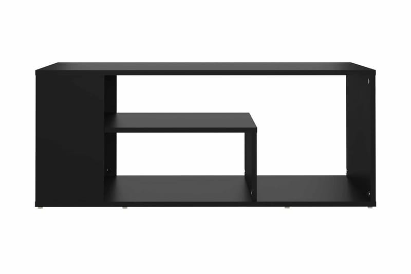 Soffbord svart 100x50x40 cm spånskiva - Svart - Soffbord