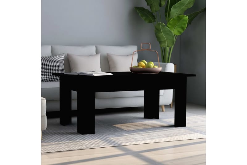 Soffbord svart 100x60x42 cm spånskiva - Svart - Möbler - Bord & matgrupper - Soffbord