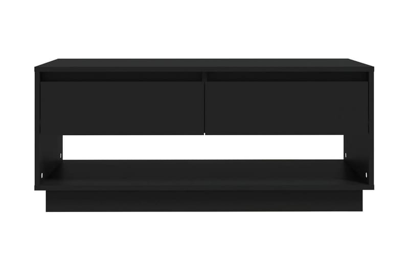 Soffbord svart 102,5x55x44 cm spånskiva - Svart - Soffbord