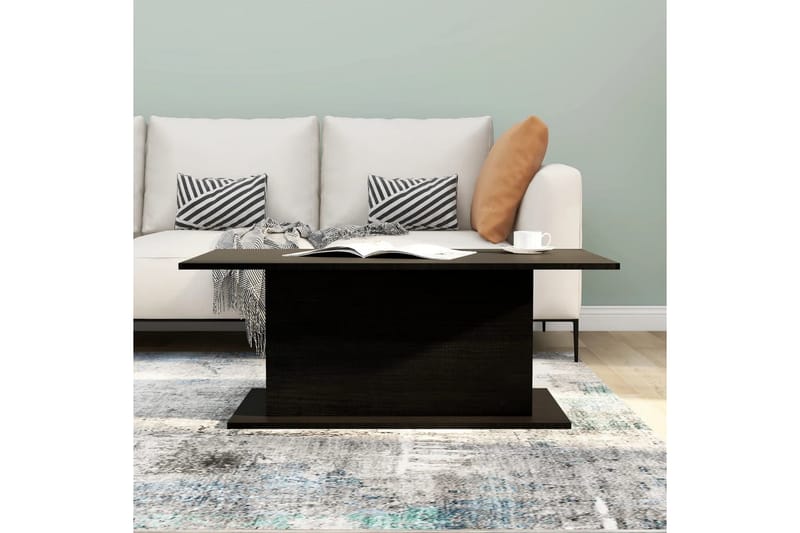 Soffbord svart 102x55,5x40 cm spånskiva - Svart - Möbler - Bord & matgrupper - Soffbord