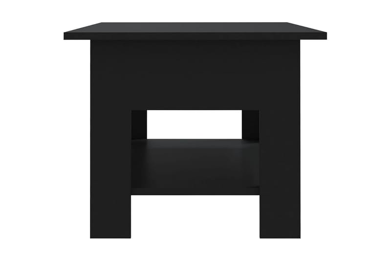 Soffbord svart 102x55x42 cm spånskiva - Svart - Soffbord