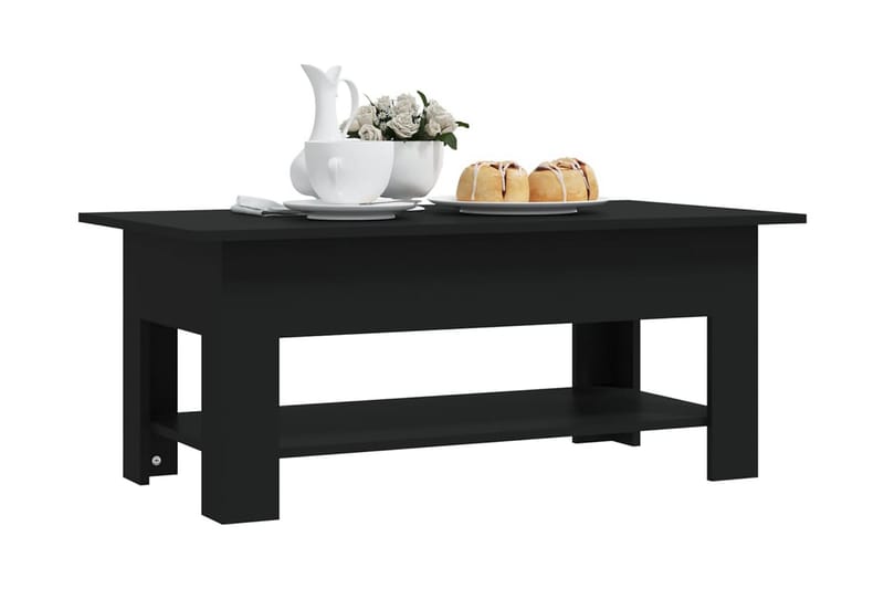 Soffbord svart 102x55x42 cm spånskiva - Svart - Möbler - Bord & matgrupper - Soffbord