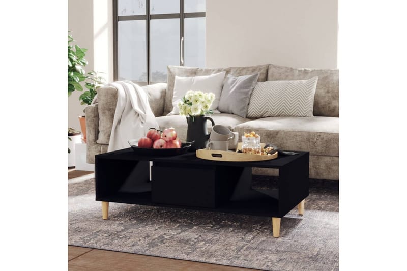 Soffbord svart 103,5x60x35 cm spånskiva - Svart - Möbler - Bord & matgrupper - Soffbord