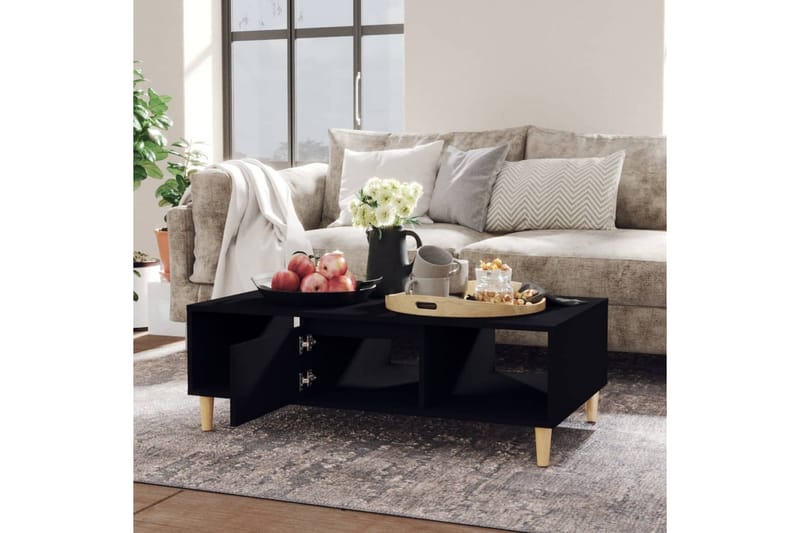 Soffbord svart 103,5x60x35 cm spånskiva - Svart - Möbler - Bord & matgrupper - Soffbord