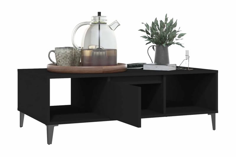 Soffbord svart 103,5x60x35 cm spånskiva - Svart - Möbler - Bord & matgrupper - Soffbord