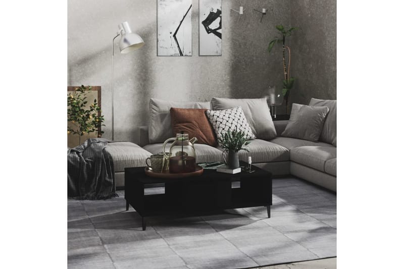 Soffbord svart 103,5x60x35 cm spånskiva - Svart - Möbler - Bord & matgrupper - Soffbord
