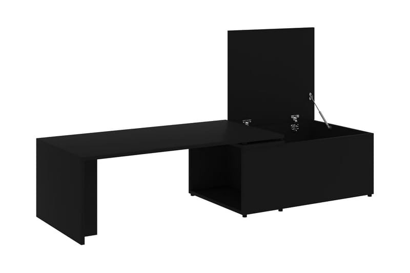Soffbord svart 150x50x35 cm spånskiva - Svart - Möbler - Bord & matgrupper - Soffbord
