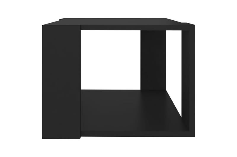 Soffbord svart 40x40x30 cm spånskiva - Svart - Soffbord