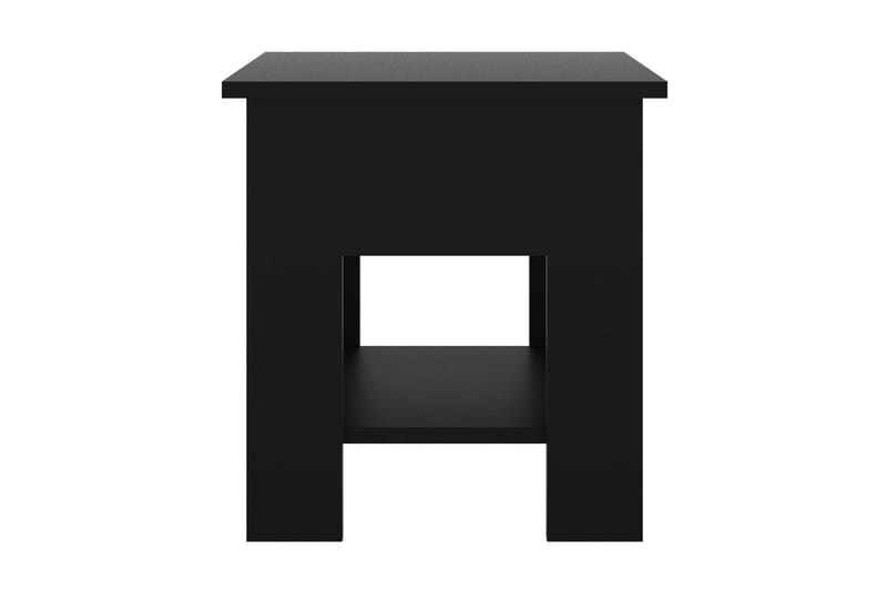 Soffbord svart 40x40x42 cm konstruerat trä - Svart - Soffbord
