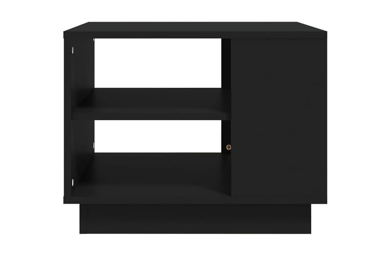Soffbord svart 55x55x43 cm spånskiva - Svart - Soffbord