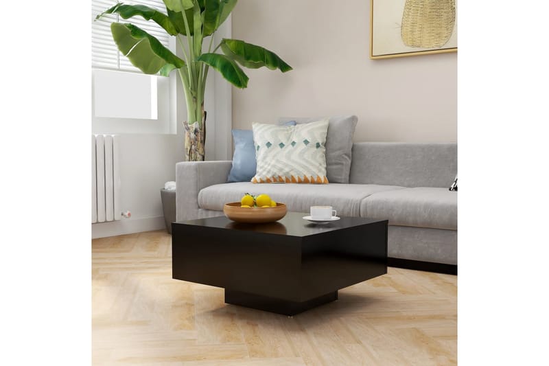 Soffbord svart 60x60x31,5 cm spånskiva - Svart - Möbler - Bord & matgrupper - Soffbord