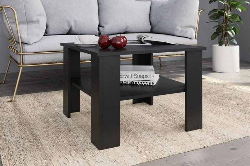Soffbord svart 60x60x42 cm spånskiva - Svart - Möbler - Bord & matgrupper - Soffbord