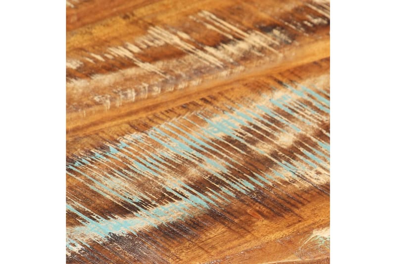 Soffbord svart 68x68x30 cm massivt återvunnet trä - Brun - Soffbord