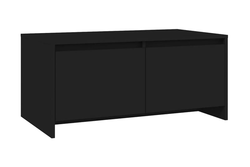 Soffbord svart 90x50x41,5 cm spånskiva - Svart - Soffbord