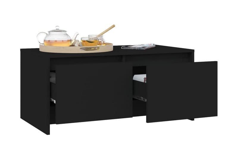 Soffbord svart 90x50x41,5 cm spånskiva - Svart - Möbler - Bord & matgrupper - Soffbord