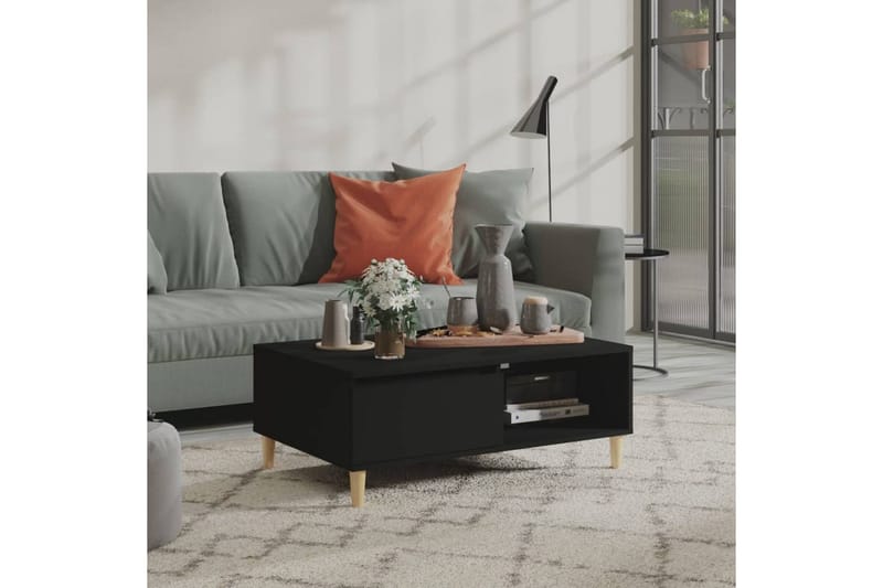 Soffbord svart 90x60x35 cm spånskiva - Svart - Möbler - Bord & matgrupper - Soffbord