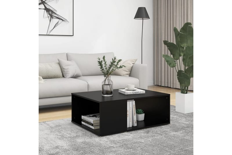 Soffbord svart 90x67x33 cm spånskiva - Svart - Möbler - Bord & matgrupper - Soffbord