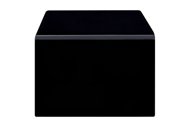 Soffbord svart 98x45x31 cm härdat glas - Svart - Möbler - Bord & matgrupper - Soffbord