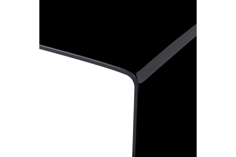 Soffbord svart 98x45x31 cm härdat glas - Svart - Möbler - Bord & matgrupper - Soffbord