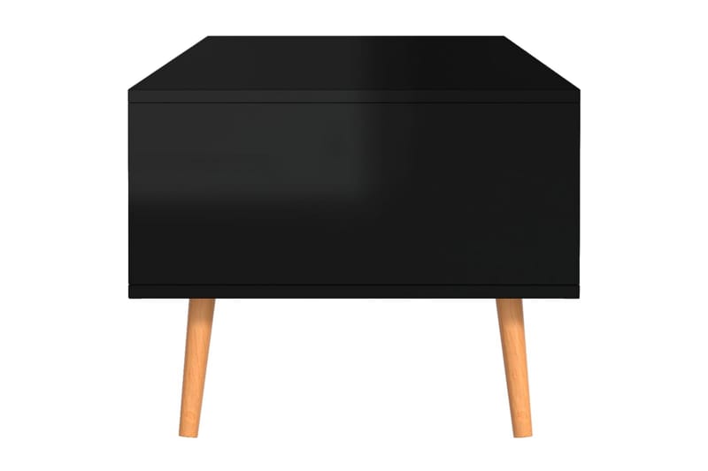 Soffbord svart högglansig 100x49,5x43 cm spånskiva - Svart - Möbler - Bord & matgrupper - Soffbord