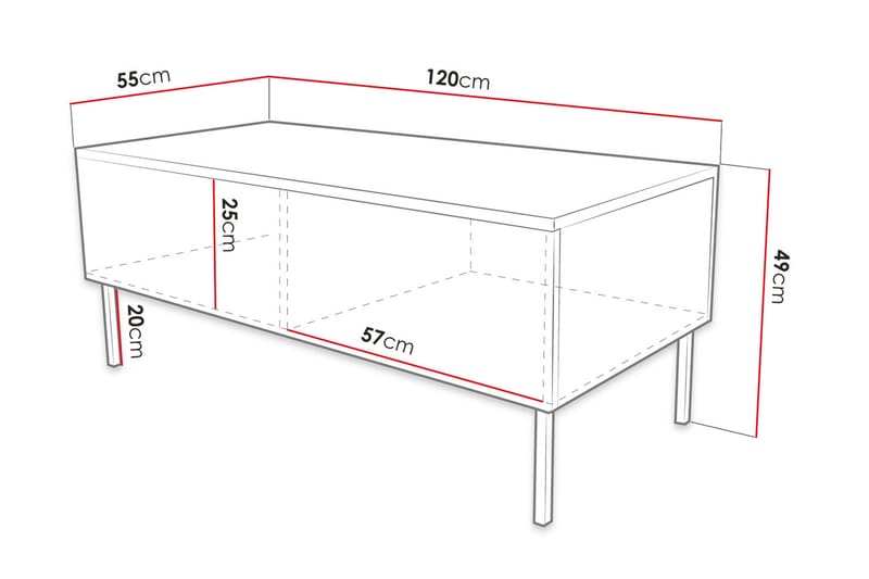 Soffbord - Svart - Soffbord