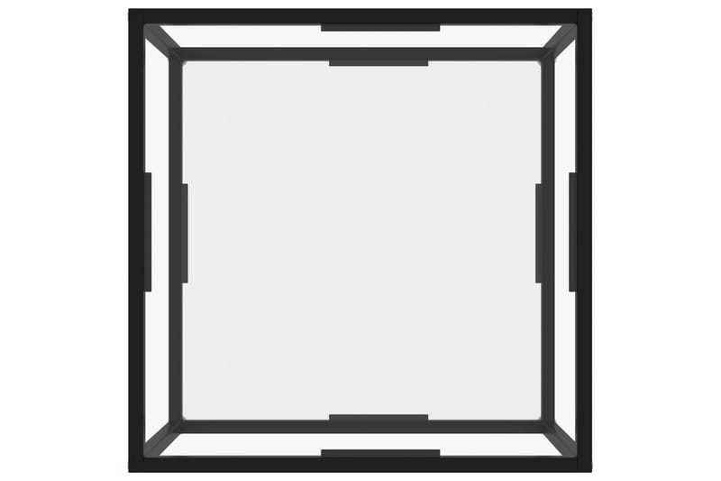 Soffbord transparent 60x60x35 cm härdat glas - Transparent - Möbler - Bord & matgrupper - Soffbord