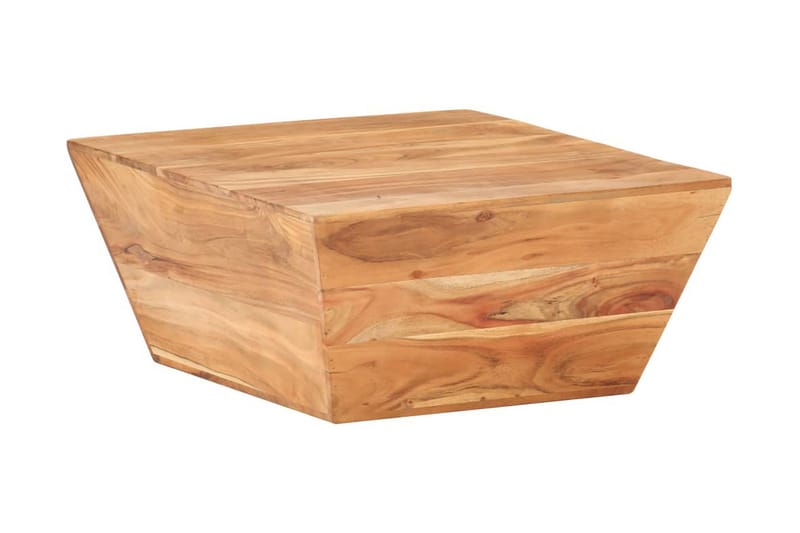 Soffbord V-format 66x66x30 cm massivt akaciaträ - Brun - Möbler - Bord & matgrupper - Soffbord