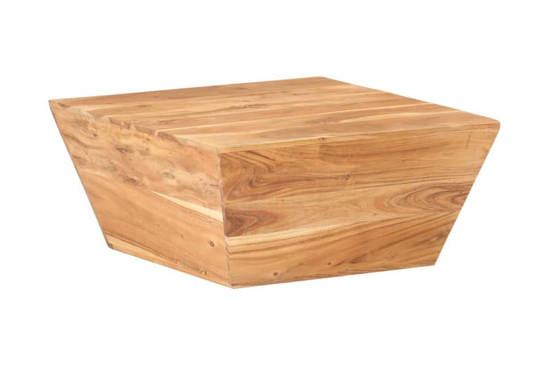 Soffbord V-format 66x66x30 cm massivt akaciaträ - Brun - Möbler - Bord & matgrupper - Soffbord