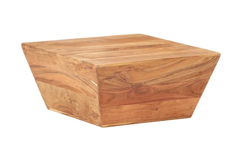 Soffbord V-format 66x66x30 cm massivt akaciaträ - Brun - Möbler - Bord & matgrupper - Soffbord
