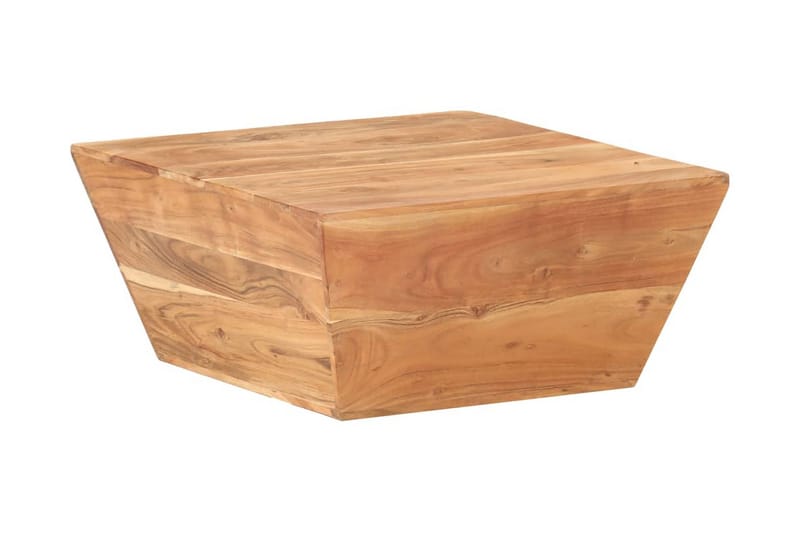 Soffbord V-format 66x66x30 cm massivt akaciaträ - Brun - Möbler - Bord & matgrupper - Soffbord