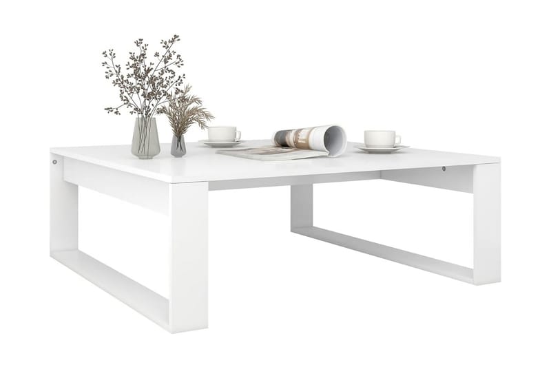 Soffbord vit 100x100x35 cm spånskiva - Vit - Möbler - Bord & matgrupper - Soffbord