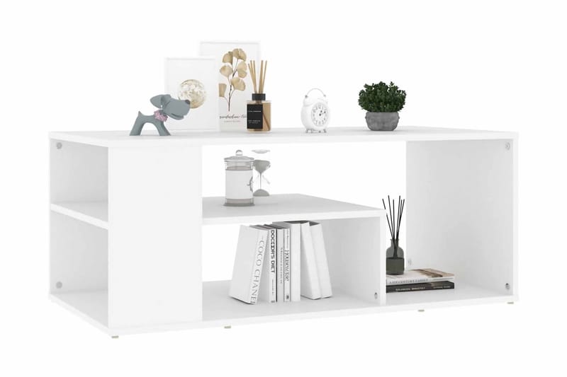 Soffbord vit 100x50x40 cm spånskiva - Vit - Möbler - Bord & matgrupper - Soffbord