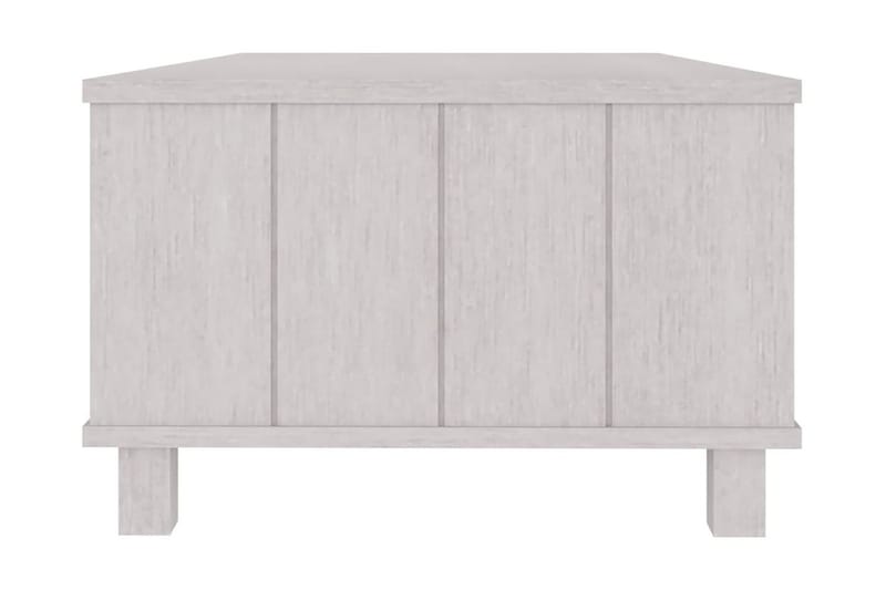 Soffbord vit 100x55x35 cm massiv furu - Vit - Möbler - Bord & matgrupper - Soffbord