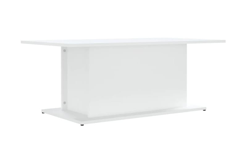 Soffbord vit 102x55,5x40 cm spånskiva - Vit - Soffbord