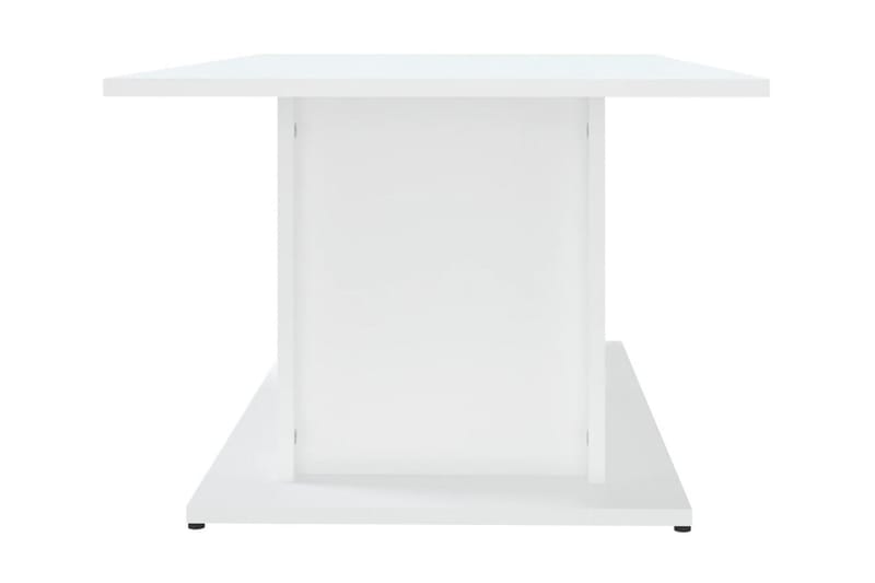 Soffbord vit 102x55,5x40 cm spånskiva - Vit - Soffbord