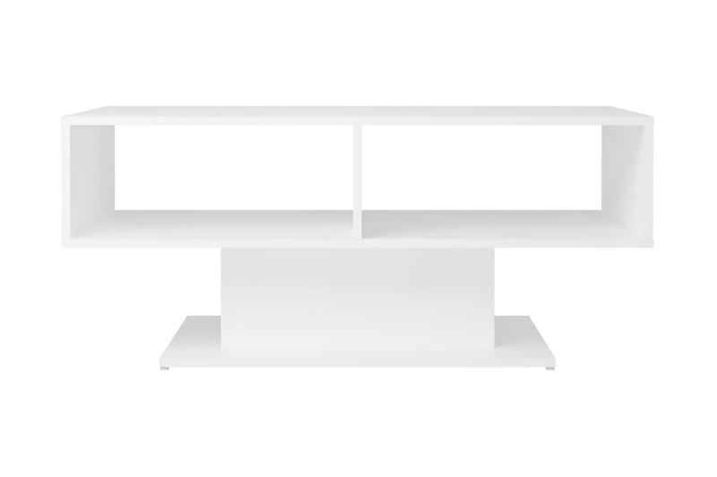 Soffbord vit 103,5x50x44,5 cm spånskiva - Vit - Soffbord