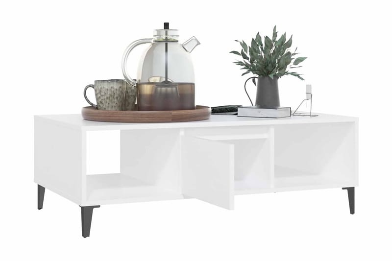 Soffbord vit 103,5x60x35 cm spånskiva - Vit - Möbler - Bord & matgrupper - Soffbord