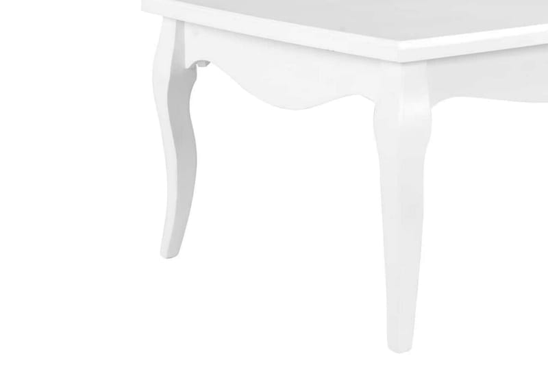 Soffbord vit 110x60x40 cm massiv furu - Vit - Möbler - Bord & matgrupper - Soffbord