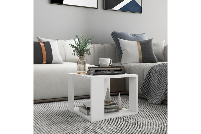 Soffbord vit 40x40x30 cm spånskiva - Vit - Möbler - Bord & matgrupper - Soffbord